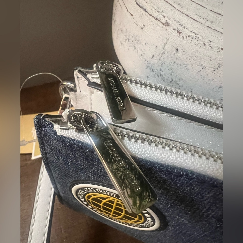 Michael Kors Denim Wristlet (NWT) - Picture 6 of 11